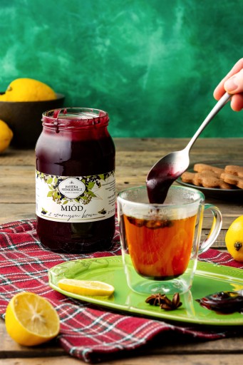 MED S ČIERNOU BEZOU 250G PASIEKA SIENKIEWICZ