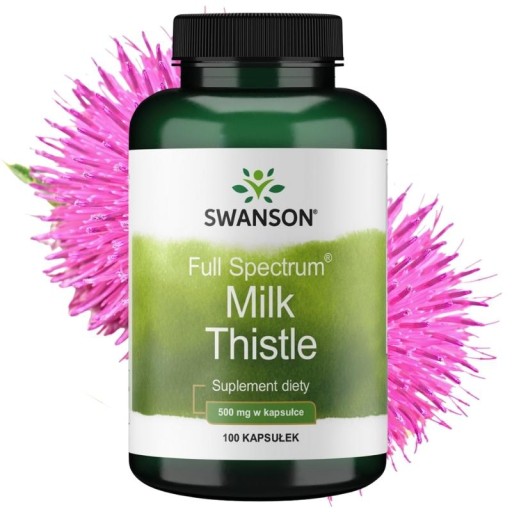 SWANSON MILK THISTLE THIStle 500 mg 100 kapsúl.