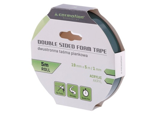 SILNÉ PÁSKY OBOJSTRANNÁ PENOVÁ PÁSKA AKRYLÁTOVÁ PENA 19 mm x 5 metrov