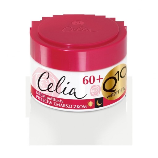Celia Q10 Polotučný krém na tvár 60+ Ceramidy
