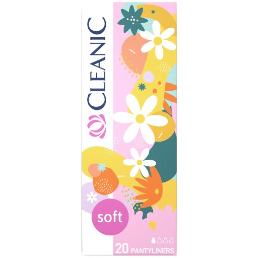 CLEANIC SOFT NIGHT & DAY Súprava dámskych hygienických vložiek + vložiek