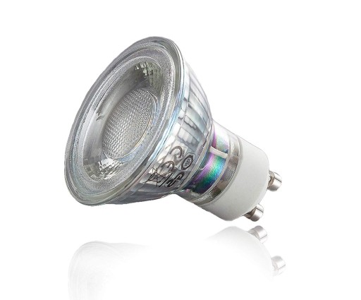GU10 LED ŽIAROVKA - 5W 400lm | VYHRIEVANIE SKLA 3000K