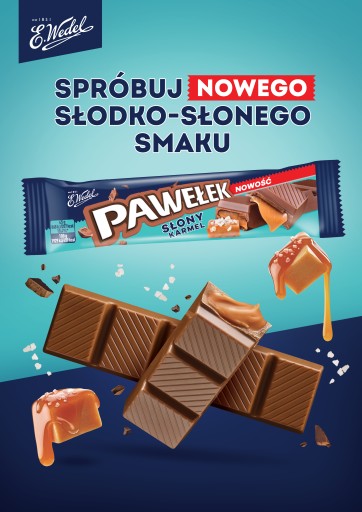 Pawełek Tyčinka Soled Karmel 45 g E.Wedel