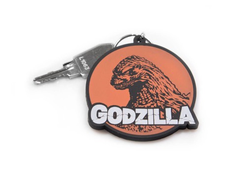 Originálna gumená kľúčenka Godzilla Mean