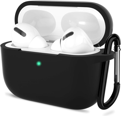Puzdro Puzdro na Apple AirPods Pro Kryt slúchadiel silikónový čierny
