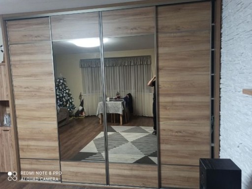 67,5 cm Drevená dyha BIELE A SIVÁ severský brest