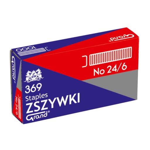 ZOŠÍVAČKY 24/6 Galvanized Grand 1000 ks