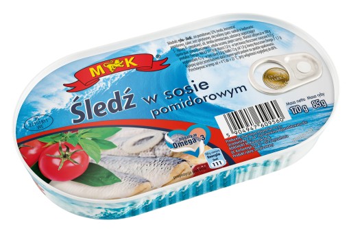 Sleď v paradajkovej omáčke 170g MK