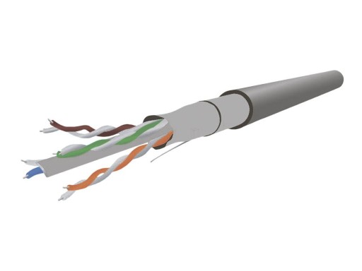 GEMBIRD prepojovací kábel RJ45 cat 6 FTP 0,25m žltý