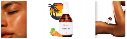 NATURAL urýchľovač opálenia do solária Mrkvový olej 100ml