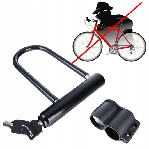 UZÁVER ZÁMKU NA BICYKEL ZÁMOK NA BICYKEL Odolný U-LOCK