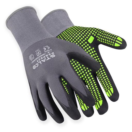 OCHRANNÉ PRACOVNÉ RUKAVICE NITRIL FLEX DOTS NITRILOVÉ rukavice R.9 L