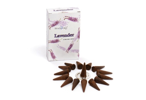 Vonné tyčinky LAVENDER Cone Stamford 15 ks