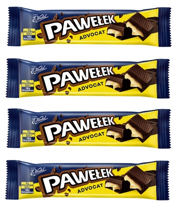 4x 45g WEDEL Pawełek advocat tyčinka