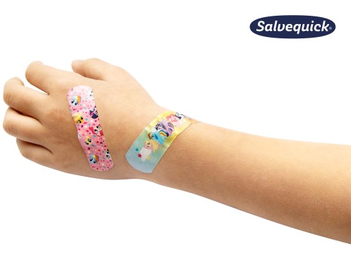 SALVEQUICK MY LITTLE PONY nášivky pre deti VODEODOLNÉ priedušné 20ks x2