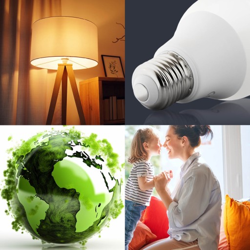 E27 LED žiarovka, teplá biela farba svetla 7W 3000K
