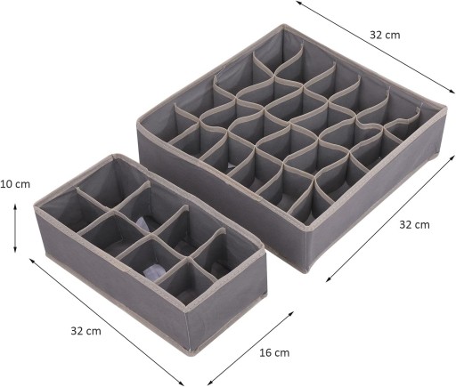 ORGANIZÁTOR NA ZÁSUVKU NA SPÁNKU PONOŽKY DO ŠATNÍKA SADA 4 ks
