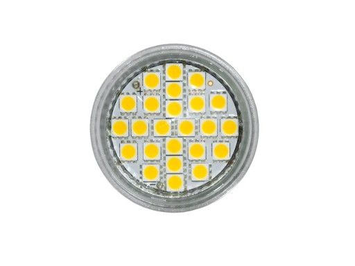 24 LED SMD 3W GU10 žiarovka 270 lm EcoEnergy teplá biela