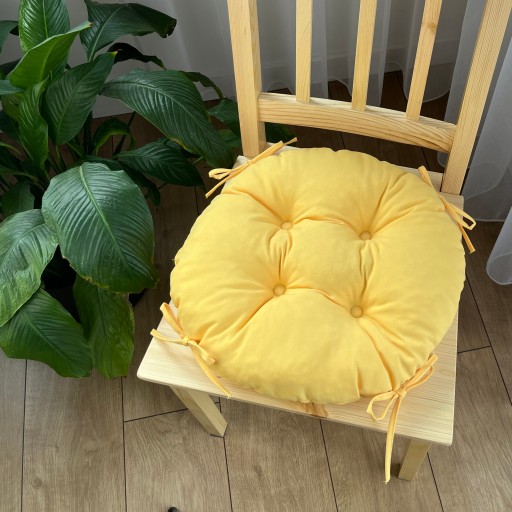 Podsedák na stoličku 35cm ŽLTÝ KRUH