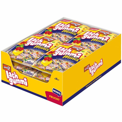 Śmiejżelki Mini Nimm2 Lach Gummi Fruit Gummies 20 ks 210g z Nemecka