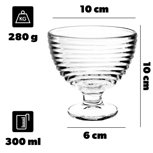 ZMRZLINA DO DEZERTOV NA ZMRZLINOVÝ POHÁR 300 ml DEZERTNÉ POHÁRKY