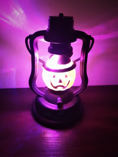 LED HALLOWEEN TEKVICOVÁ LAMPA + BATÉRIE DEKORATÍVNA LAMPA DEKORATÍVNA LAMPIÓNA