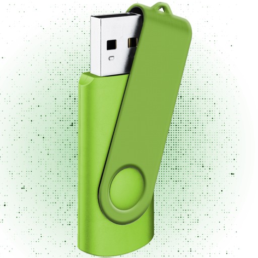 PENDRIVE MEMORY 2 GB USB TWISTER MEMORY MEDIA 2.0 – FIALOVÁ