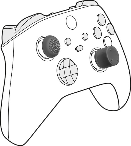 ANALÓGOVÉ PREKRÝVKY GUMOVÉ RUKY PRE XBOX ONE 360 PAD