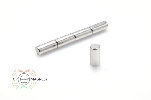 Neodymový cylindrický magnet MW 6,4x14 N38 10 ks