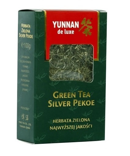 Yunnan de luxe Zelený čaj Silver Pekoe 100g list