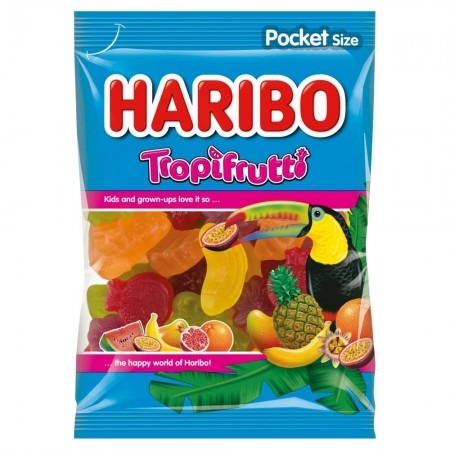 Haribo Tropical Fruit Jelly Tropifrutti 85 g