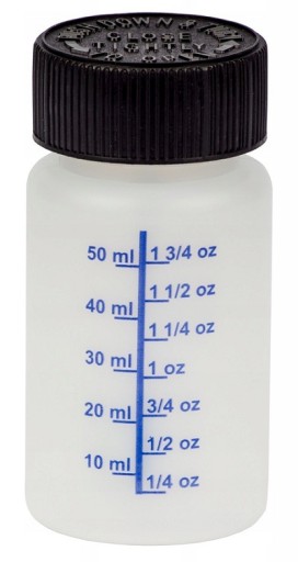 Fľaša s delenými kefami 50ml - 1ks