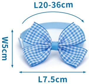 Obojok MOTÝLEK 7,5 cm mašľa k narodeninovým sviatkom FIALOVÁ dekorácia pre psíka mačku