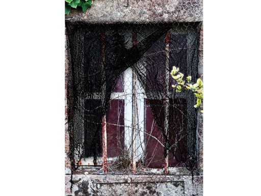 Ragged Curtain Curtain Okenný záves Halloween