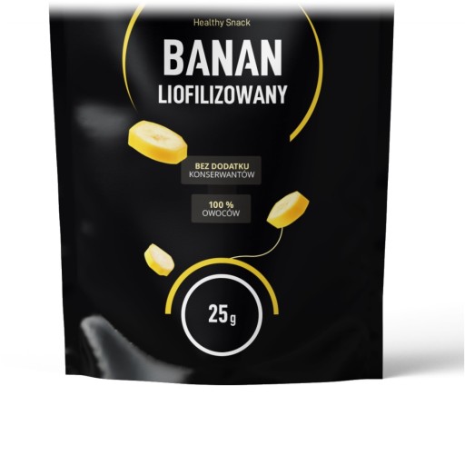 Mrazom sušené plátky banánu 25g HiFOOD Natural