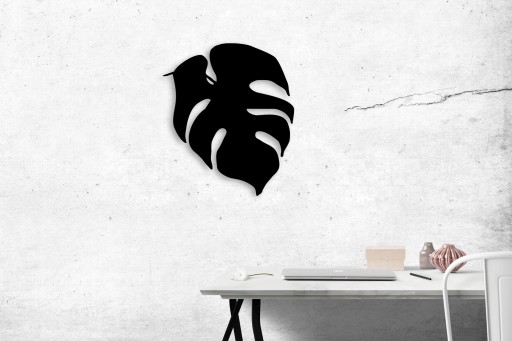 Akrylátové ZRKADLO monstera list 20x23 LZ-103