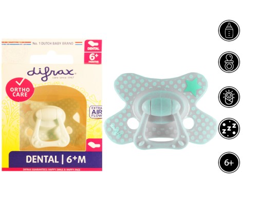 SILIKÓNOVÝ DIFRAX DYNAMIC ORTODONTICKÝ cumlík 6+ m