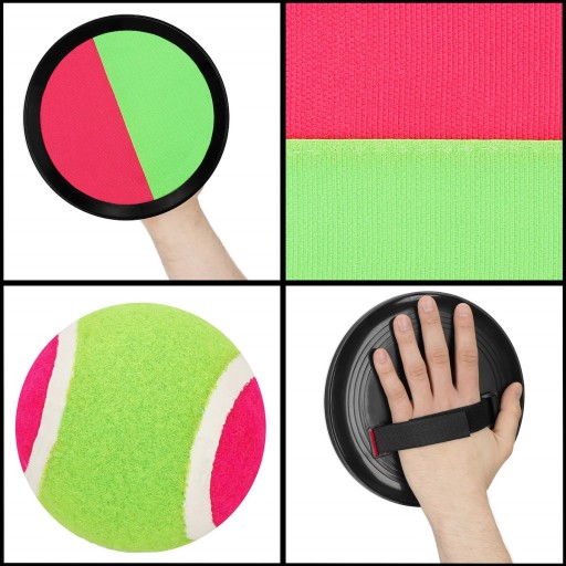 ZRUČNOSTNÁ HRA CHYŤTE LOPTU CHYŤTE LOPTU + VELCRO PALETY CHYŤ A HOĎ
