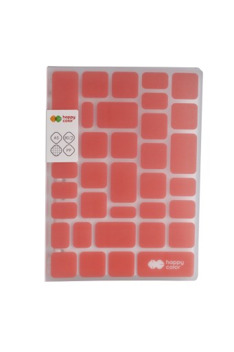 Kołobrulion A5 kockovaný 80k Happy Color TREND Pink