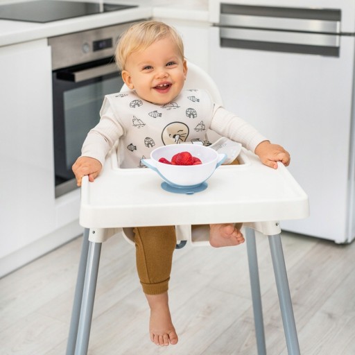 BabyOno MISKA S PRÍSAVKOU A LYŽIČKOU na kŕmenie na učenie 300 ml
