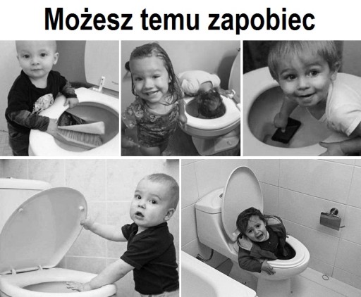 Bezpečnostný zámok na WC, WC misu, SEDADLÁ