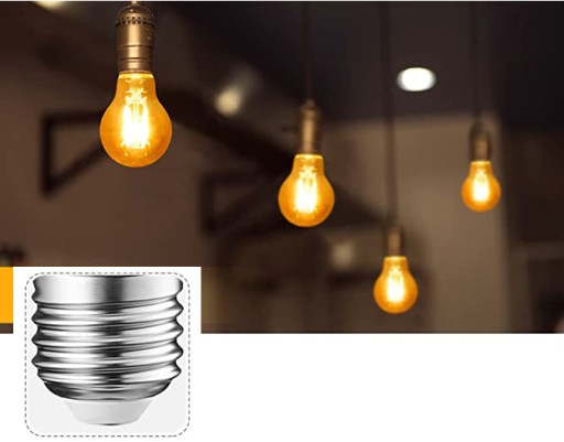 LED žiarovka E27 Filament 12W A60 AMBER 1200lm