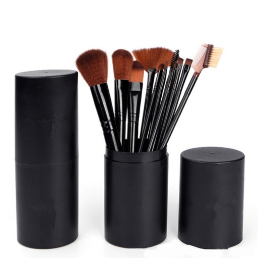 Veľká sada profesionálnych štetcov na make-up CASE Sada 12 štetcov