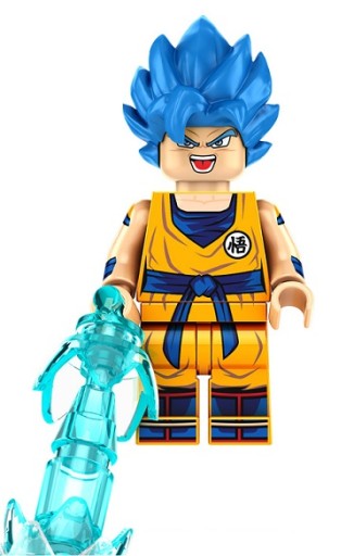 figúrka blokov Dragon Ball Son Goku Blue