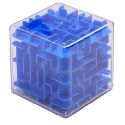 ZRUČNOSTNÁ HRA LABYRINT 3D KOCKOVÝ LOGICKÝ HÁDANKA