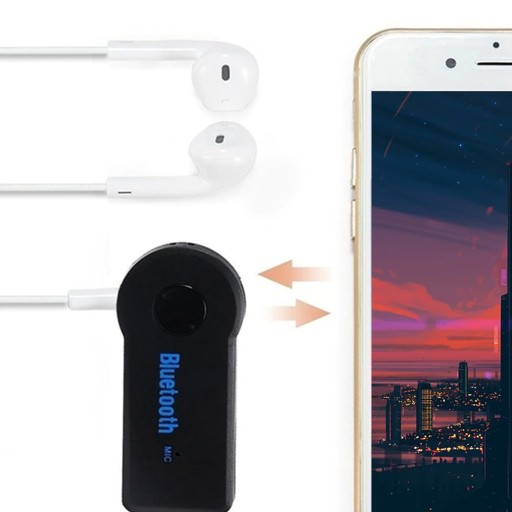 PRIJÍMAČ ZVUKU ADAPTÉR BLUETOOTH AUX MINIJACK
