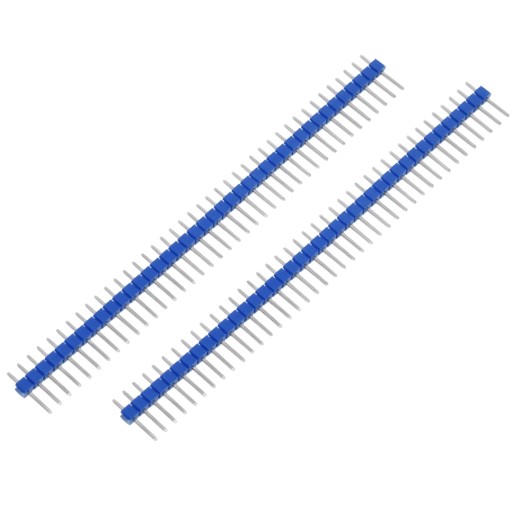 KONEKTOROVÝ PÁS ZLATÝ KOLÍK VZDIALENOSŤ 1X40 2,54 mm 6 KS