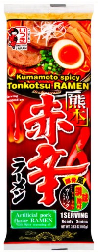 Ramen Kumamoto Aka Kara s miso, čili 103g Itsuki Japan