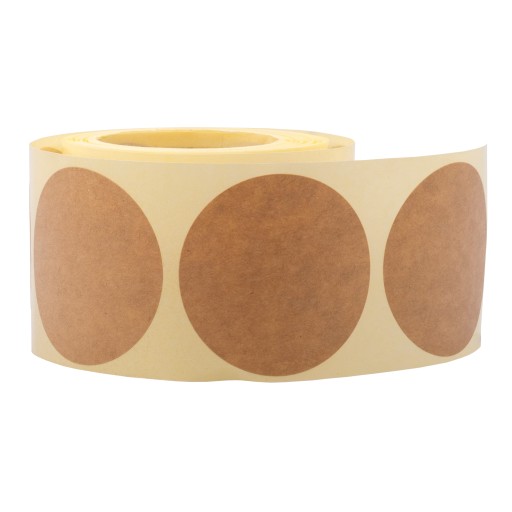 EKO ŠTÍTOK KRAFT fi47mm 100ks hladký papier