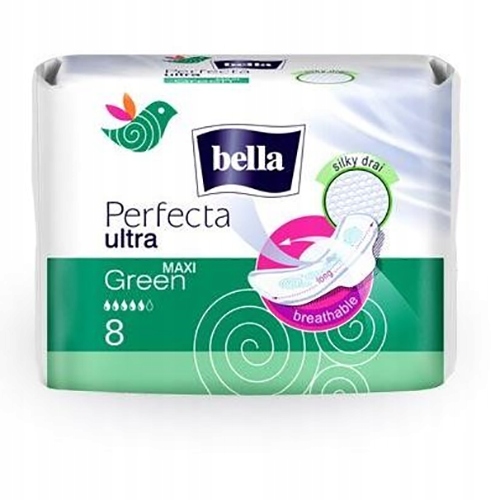 BELLA PERFECTA MAXI ZELENÉ ZELENÉ VLOŽKY 8 KS